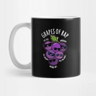 Grapes Of Rap Cute Fruit Pun Mug